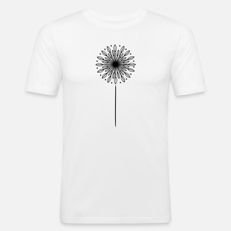Dandelion Dandelion - Men's Slim Fit T-Shirt - white