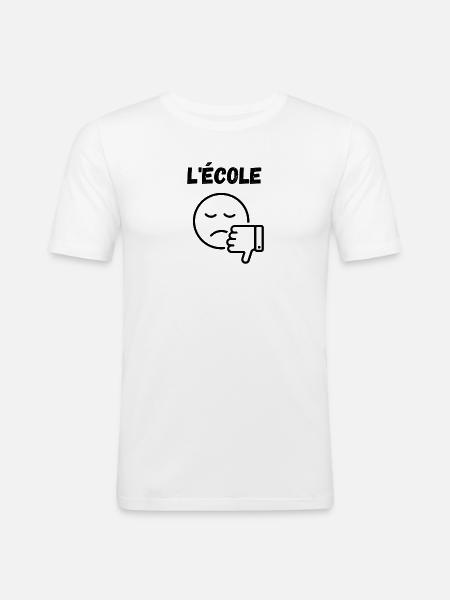 Best sport - T-shirt près du corps Homme - blanc