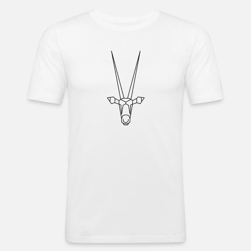 Oryx - Männer Slim Fit T-Shirt - Weiß