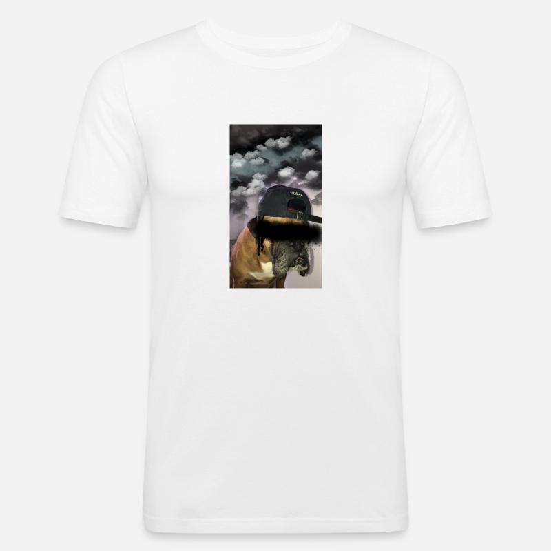 Unknown Boxer - Männer Slim Fit T-Shirt - Weiß