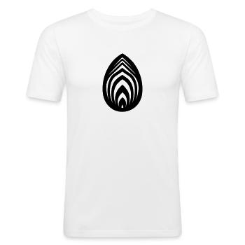 Easter eggs - Men's Slim Fit T-Shirt - white - Front - Nik (191cm)