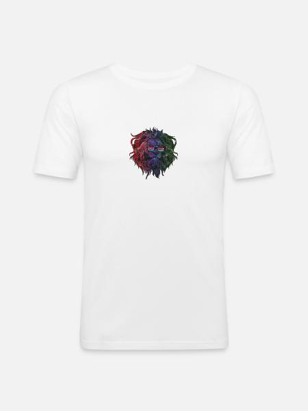 Gambia - Männer Slim Fit T-Shirt - Weiß