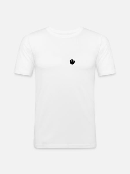 little lint - Men's Slim Fit T-Shirt - white