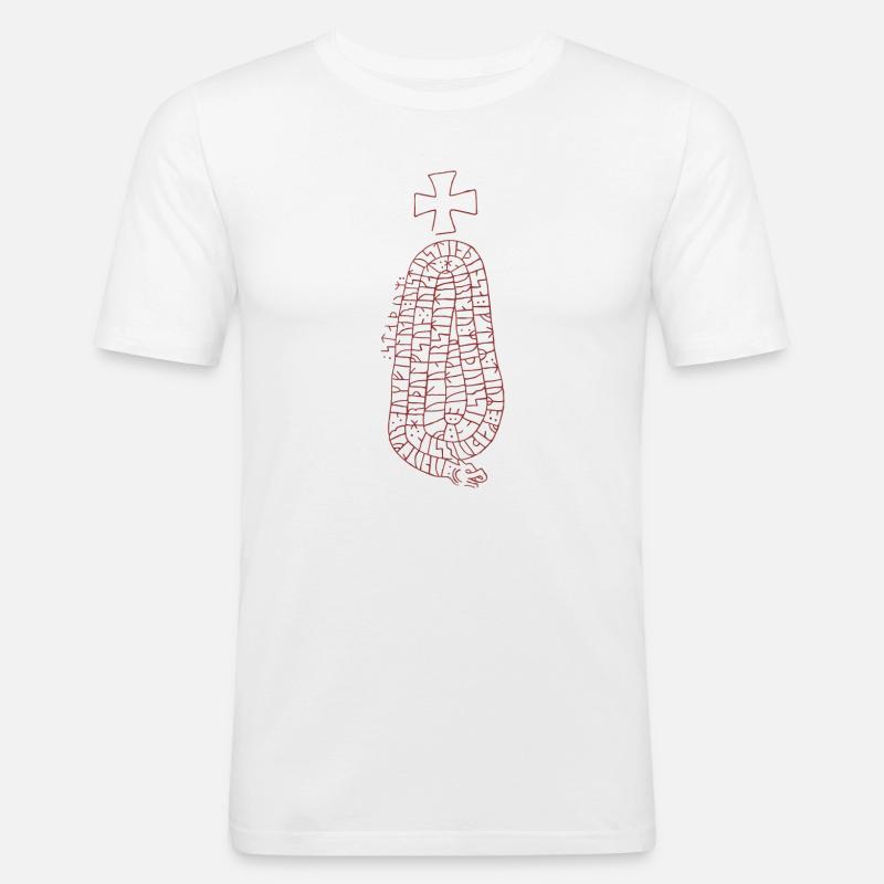 RUNSTEN, JÄRVSÖ - Männer Slim Fit T-Shirt - Weiß