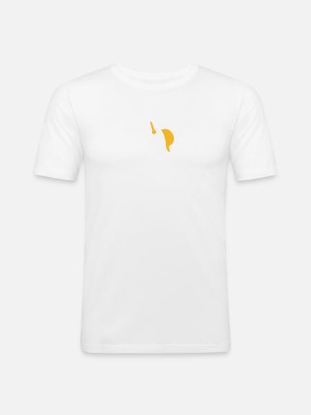 Hiphop Rapper - Men's Slim Fit T-Shirt - white