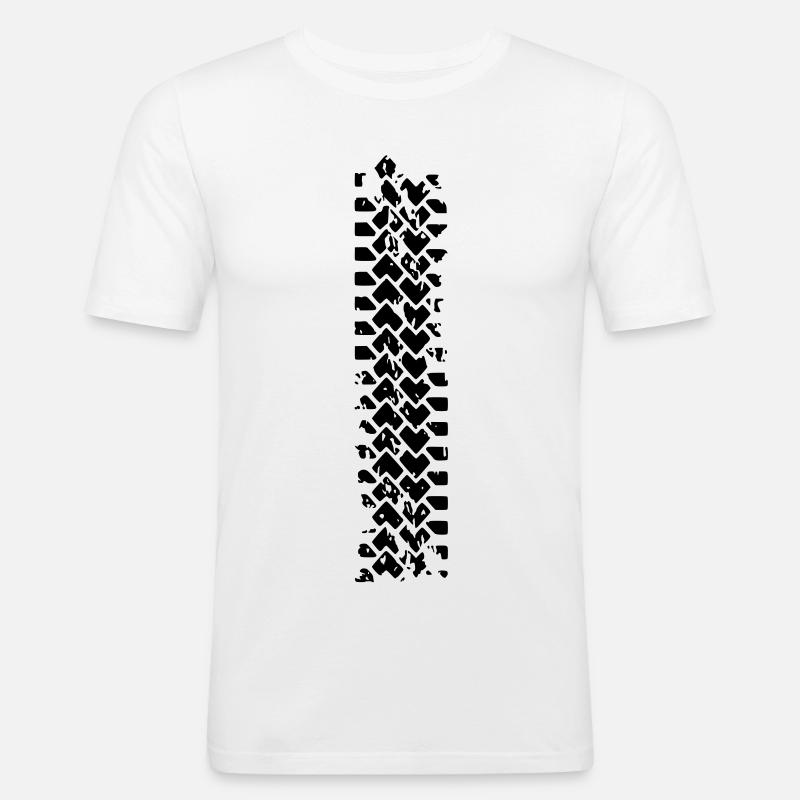 Brennen, um ein Wild sein - Männer Slim Fit T-Shirt - Weiß