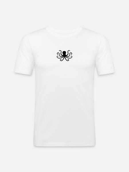 Kraken - Men's Slim Fit T-Shirt - white