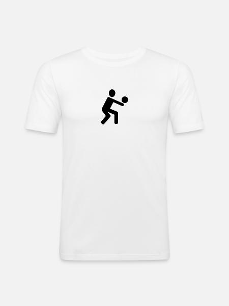 Volley-ball - T-shirt près du corps Homme - blanc