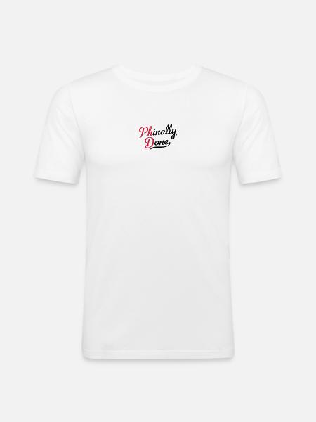 doctorate - Men's Slim Fit T-Shirt - white