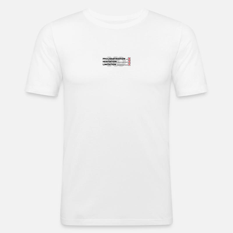 Bitte geben Sie das Designbild an - Männer Slim Fit T-Shirt - Weiß