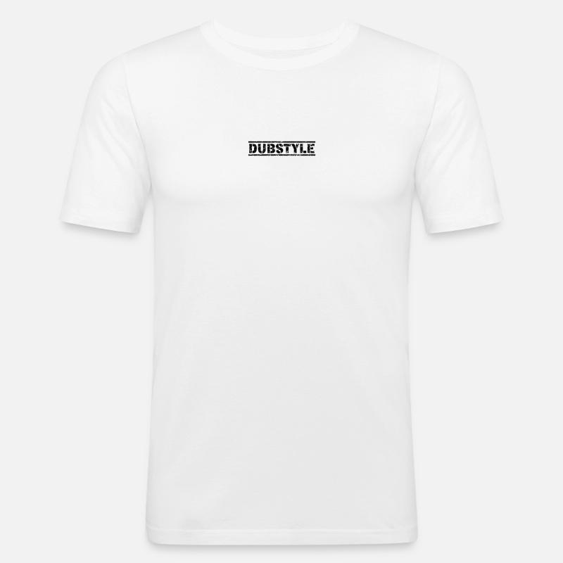 Dubstyle - Männer Slim Fit T-Shirt - Weiß