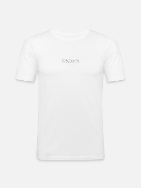 HODL - T-shirt près du corps Homme - blanc