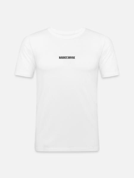 Maison gonflable - T-shirt près du corps Homme - blanc