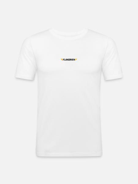 Flandrien - Men's Slim Fit T-Shirt - white
