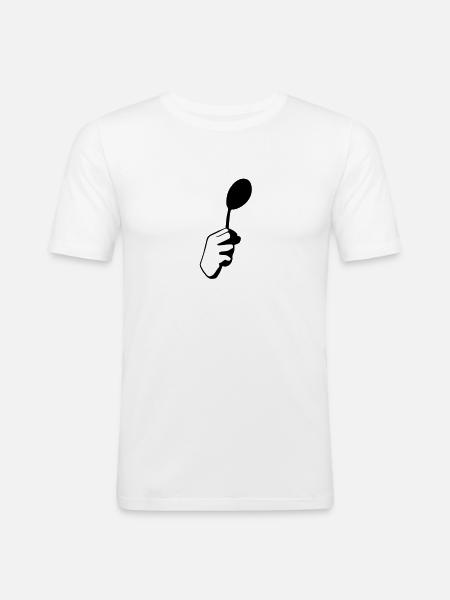 Quote - Men's Slim Fit T-Shirt - white