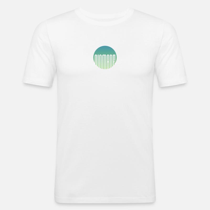 NEIN... WACH oder NICHT - Männer Slim Fit T-Shirt - Weiß