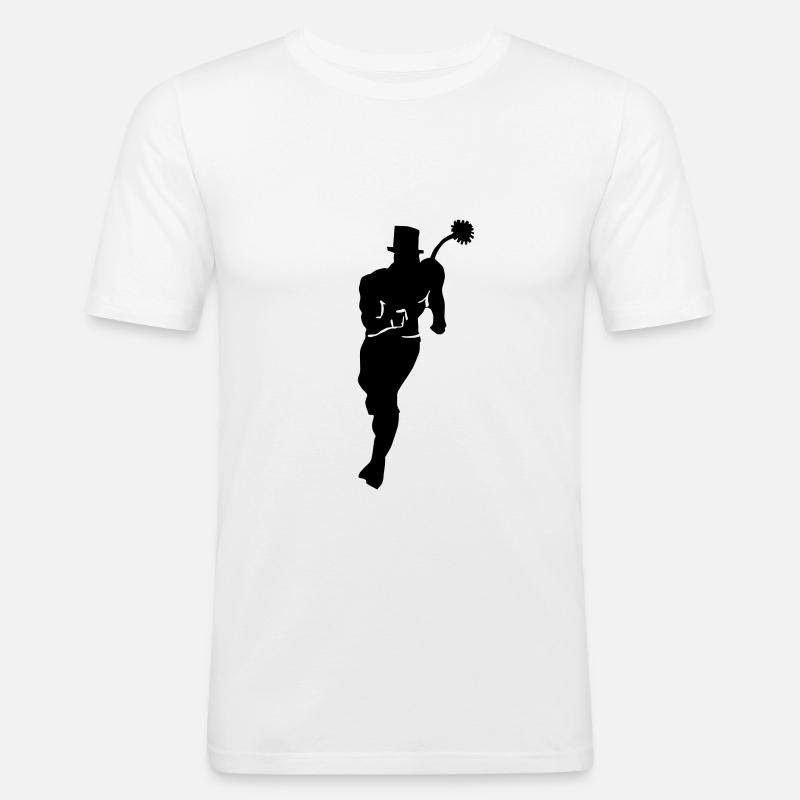 Superfeger - Männer Slim Fit T-Shirt - Weiß