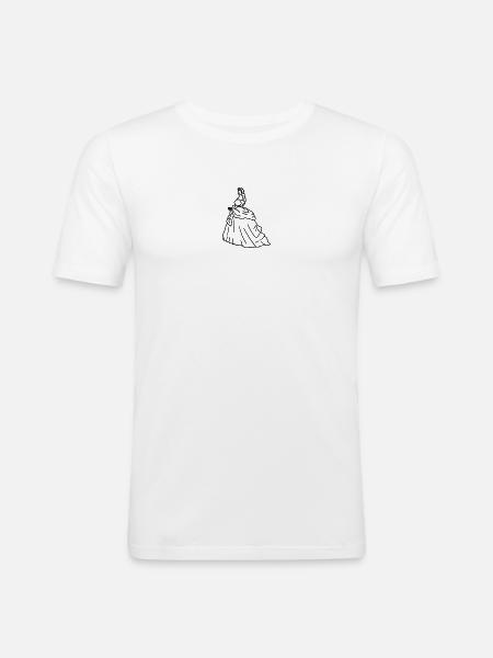 Kaiserin Elisabeth - Männer Slim Fit T-Shirt - Weiß