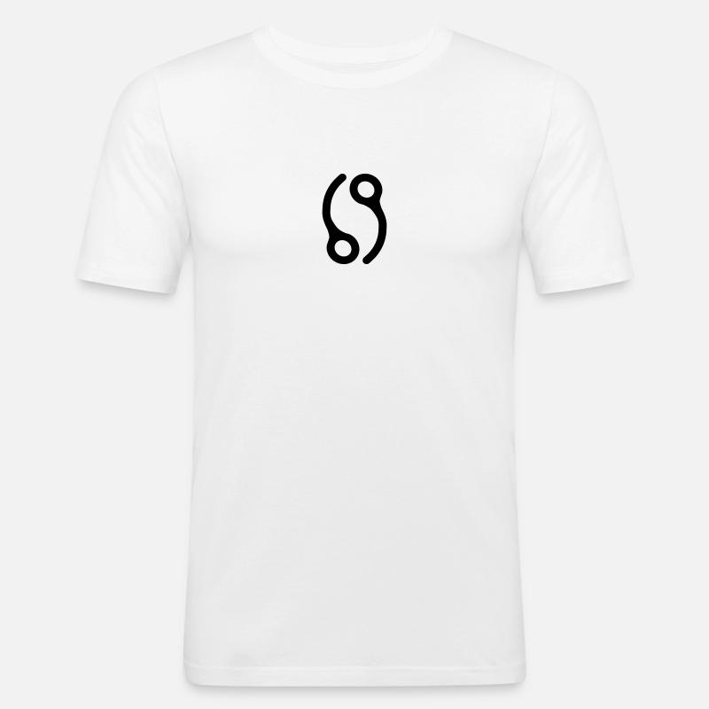 69 Schluss Pins - Männer Slim Fit T-Shirt - Weiß