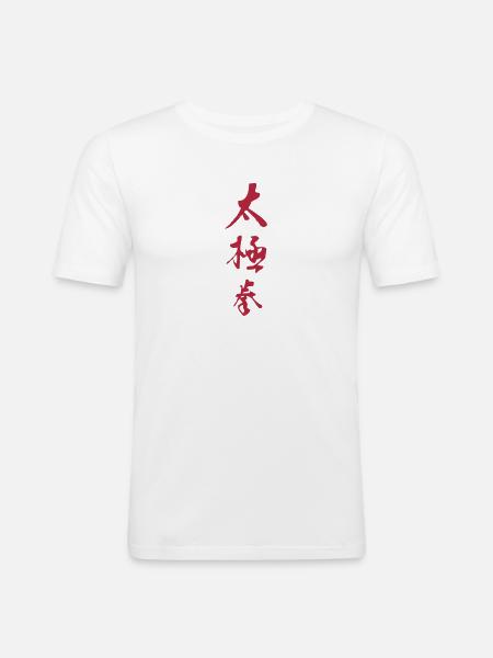 Tai Chi Chuan - Men's Slim Fit T-Shirt - white