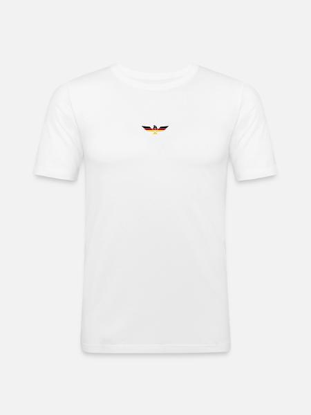 German eagle - Men's Slim Fit T-Shirt - white