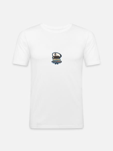Wassersport - Männer Slim Fit T-Shirt - Weiß