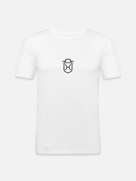 holsteiner - Männer Slim Fit T-Shirt - Weiß
