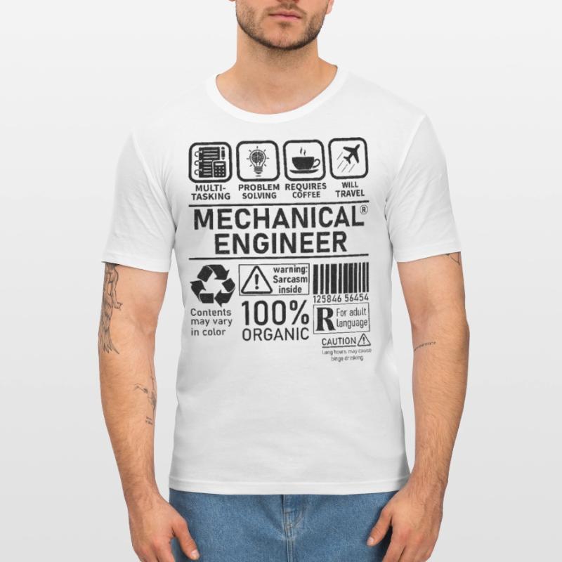 Mechanical Engineer multi tasking problem solving Männer Slim Fit T-Shirt