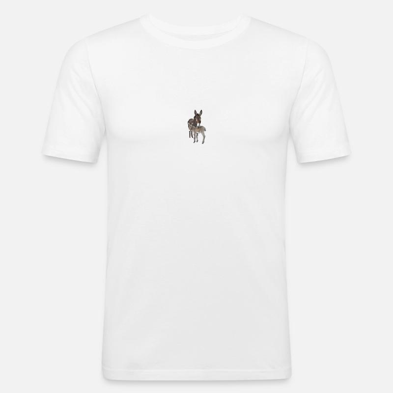 Sorajas Hobby-Boutique - Männer Slim Fit T-Shirt - Weiß