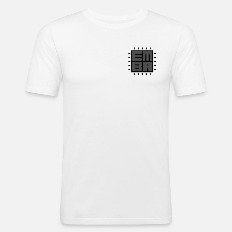 EMBA firmware analyzer - Männer Slim Fit T-Shirt - Weiß