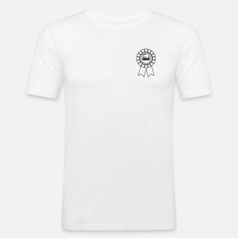 Coolster Göd - Männer Slim Fit T-Shirt - Weiß