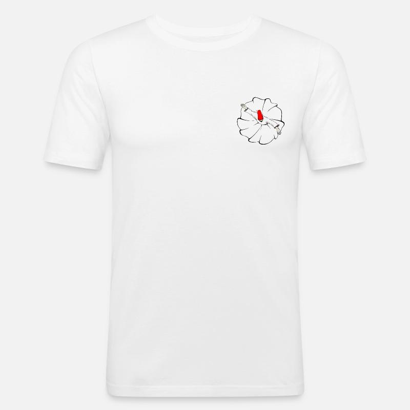 Sufi Dervish Dancer - Männer Slim Fit T-Shirt - Weiß