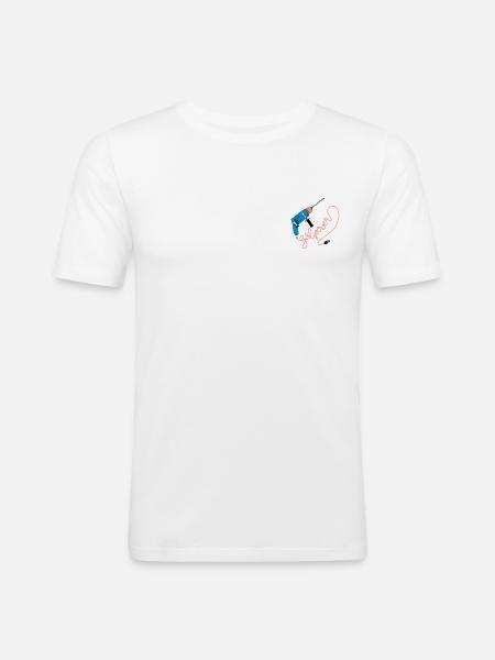 Girlpower - Männer Slim Fit T-Shirt - Weiß
