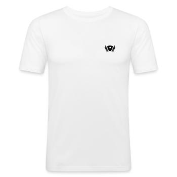 Polo Designo - Männer Slim Fit T-Shirt - Weiß - Vorne - Nik (191cm)