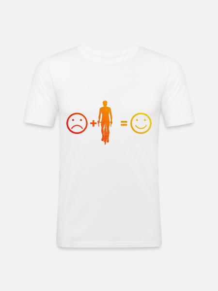 Cycling Cycling Ladies Cycling Cycling - Men's Slim Fit T-Shirt - white