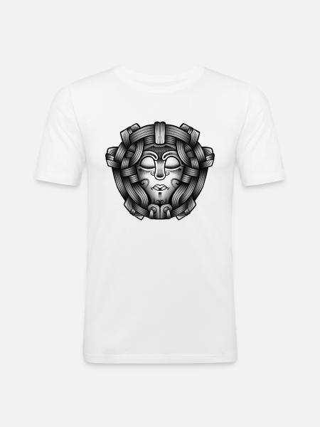 Walkürenkunst - Männer Slim Fit T-Shirt - Weiß