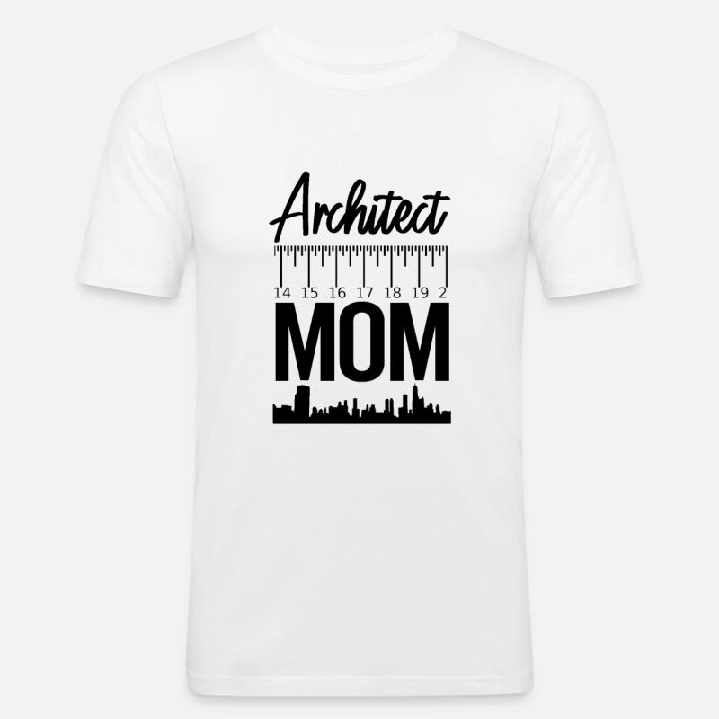 Architect Architect Architect Architect - Men's Slim Fit T-Shirt - white