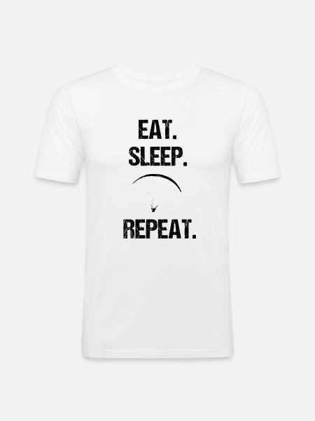 Paragliding paragliding - Men's Slim Fit T-Shirt - white