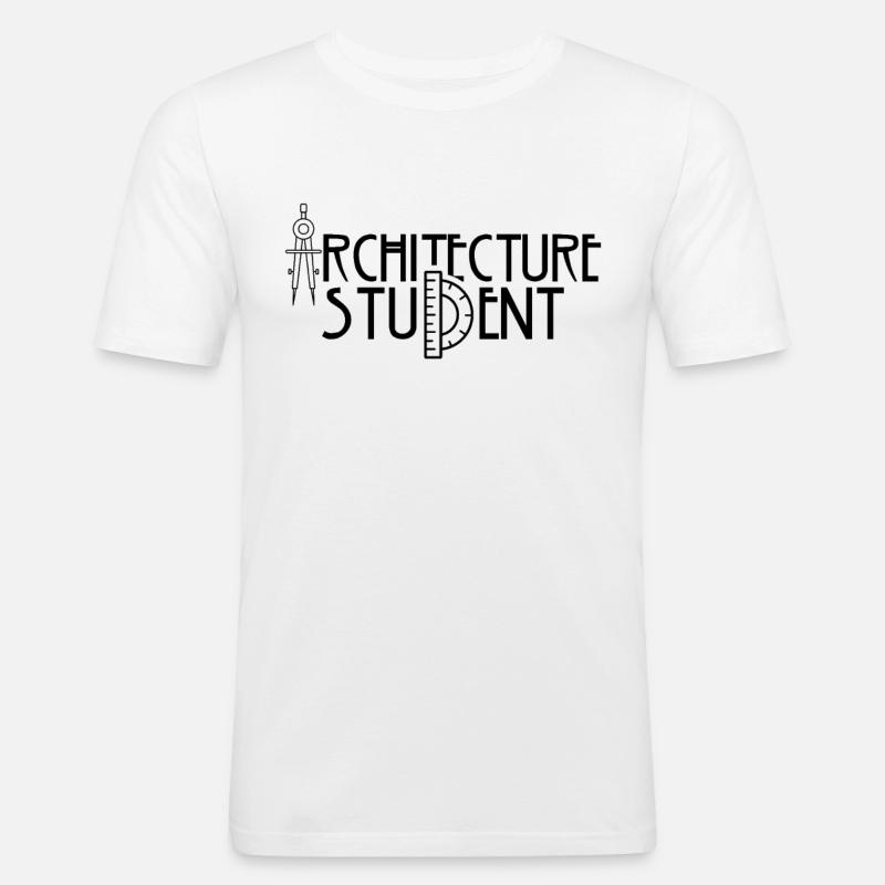 Architecture student Profession Architecture Architect - Men's Slim Fit T-Shirt - white