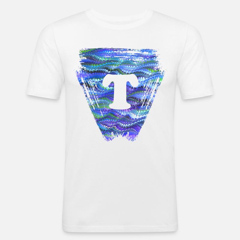 Triangle E 103 T - Men's Slim Fit T-Shirt - white