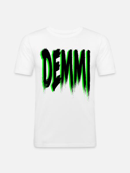 DEMMI - Men's Slim Fit T-Shirt - white