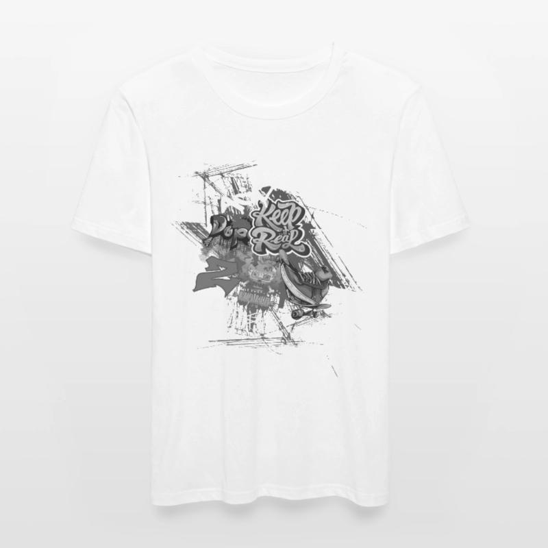 Conception de graffitis T-shirt près du corps Homme