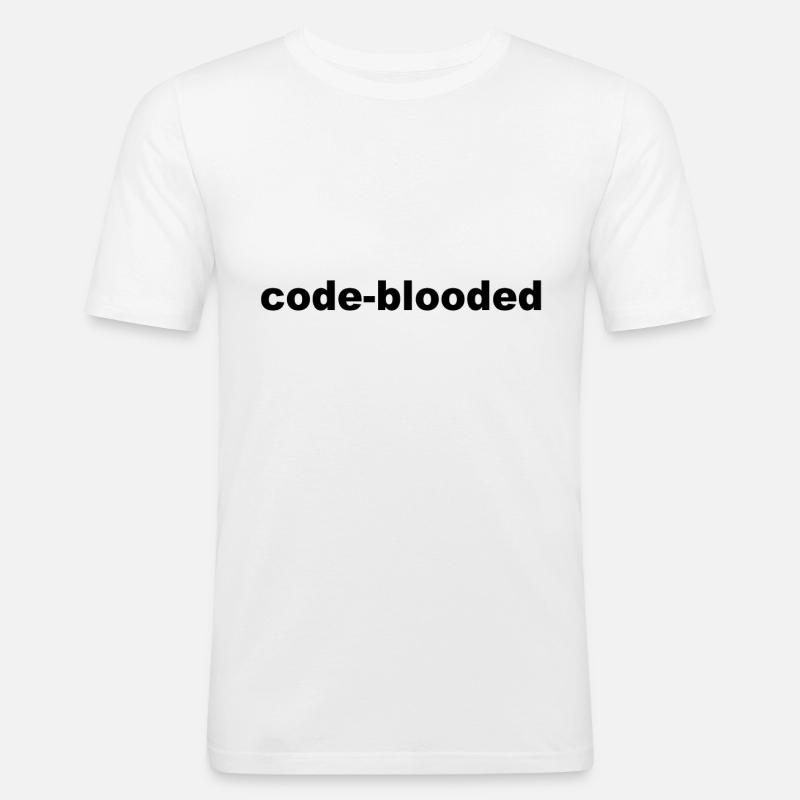 Programmierer - Männer Slim Fit T-Shirt - Weiß