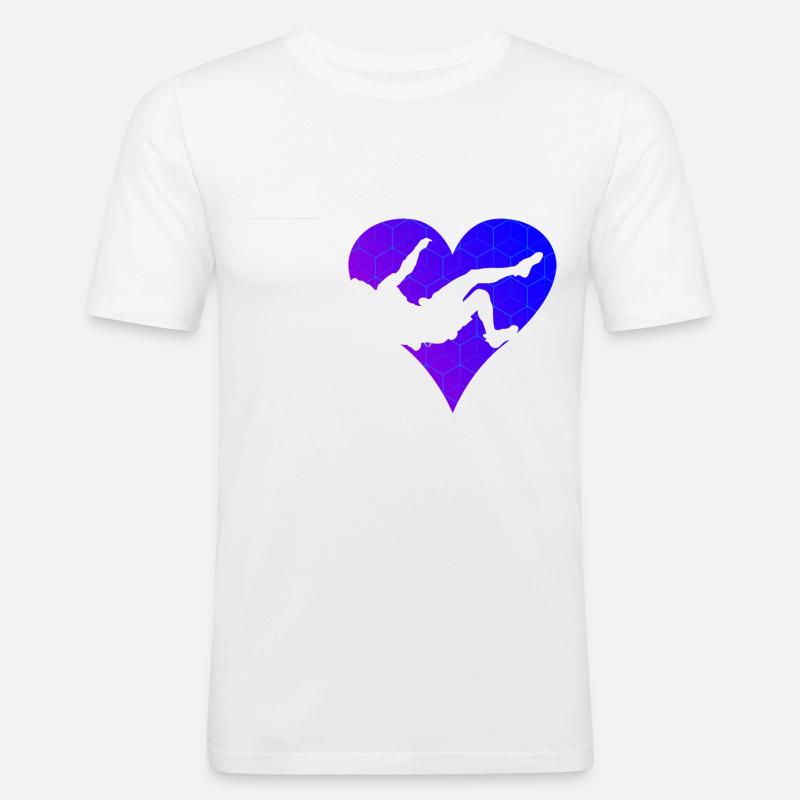 Kletterer Bouldering Climber Bouldern Boulder - Männer Slim Fit T-Shirt - Weiß