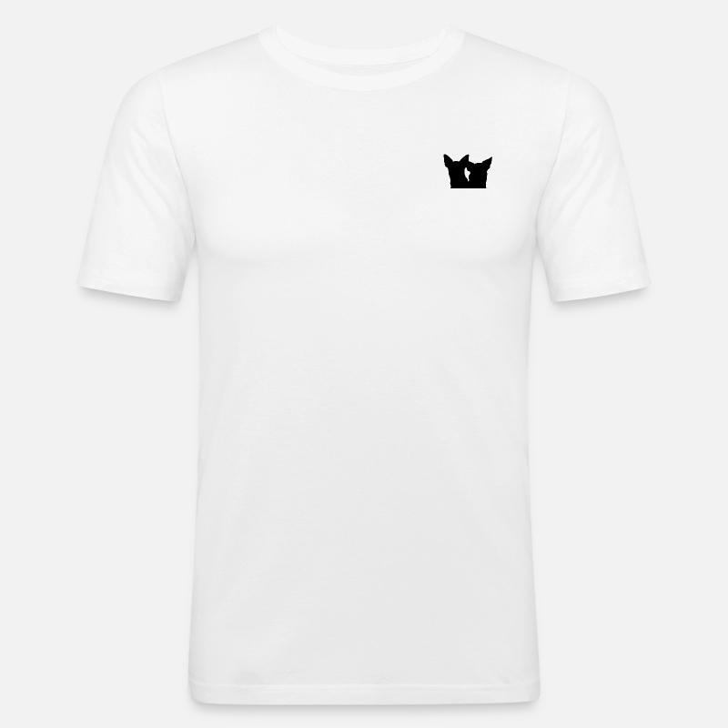 Bono Bella Merch Black - Männer Slim Fit T-Shirt - Weiß