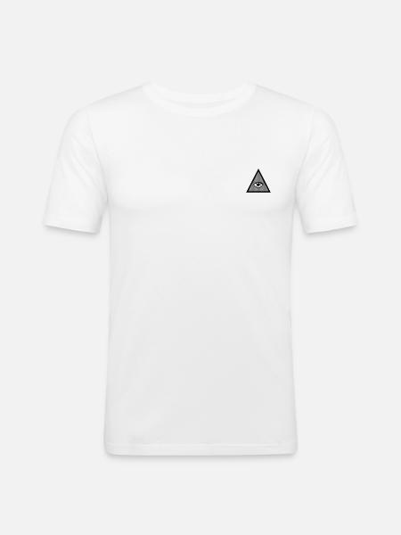 Eye of Providence - Men's Slim Fit T-Shirt - white