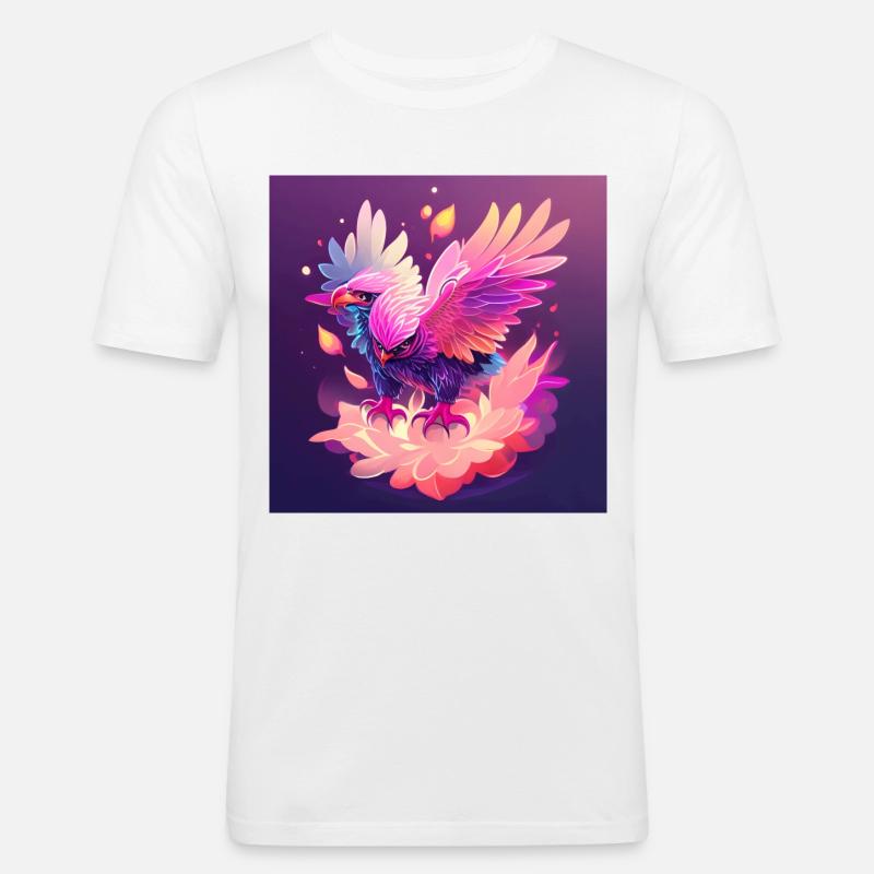 Fantasy Eagle 4 - Men's Slim Fit T-Shirt - white