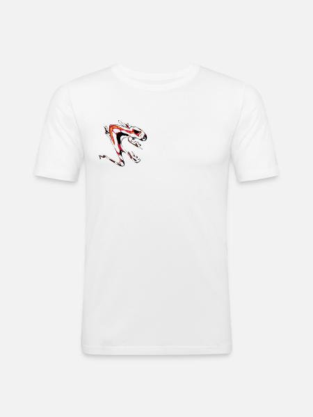 Salamandre - T-shirt près du corps Homme - blanc
