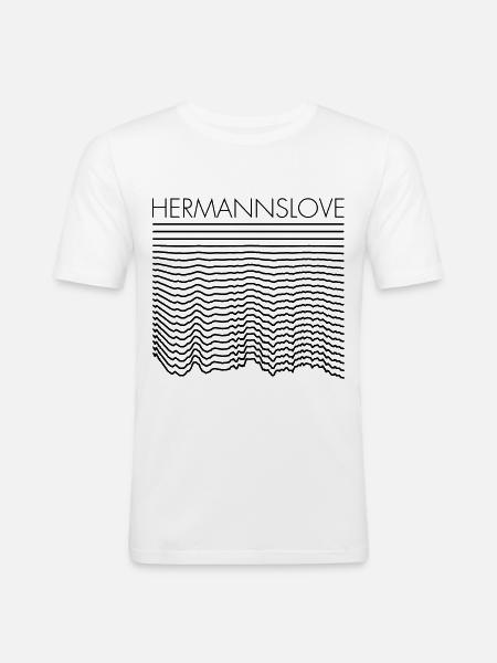 HERMANN AMOUR - T-shirt près du corps Homme - blanc
