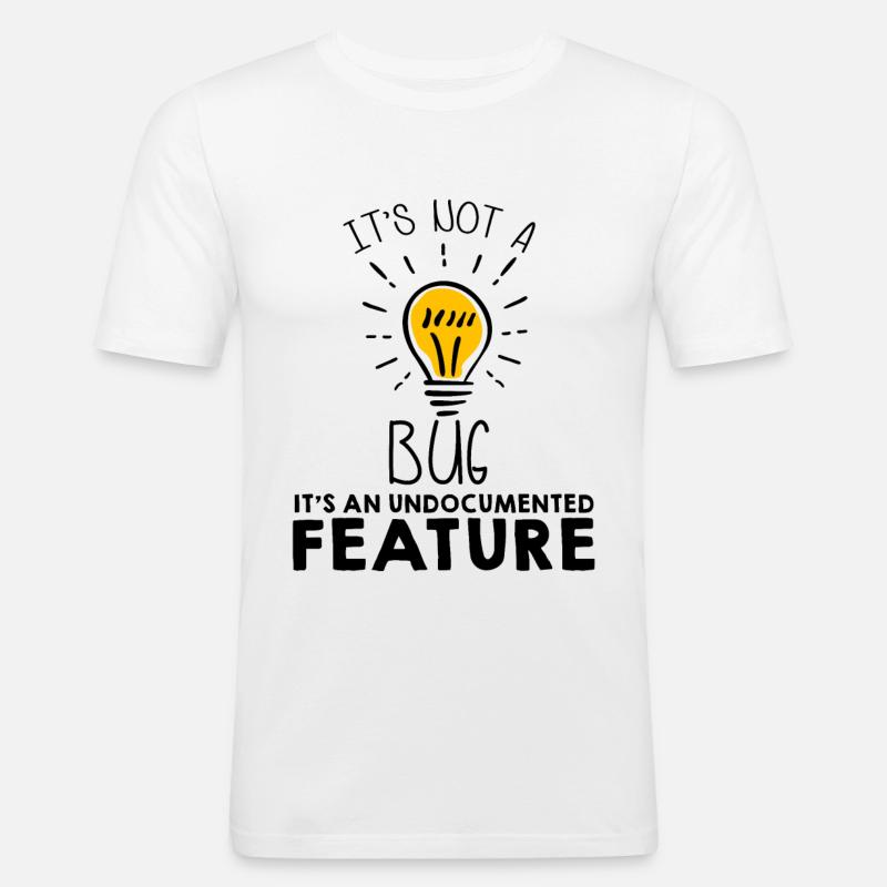 programmer - Men's Slim Fit T-Shirt - white